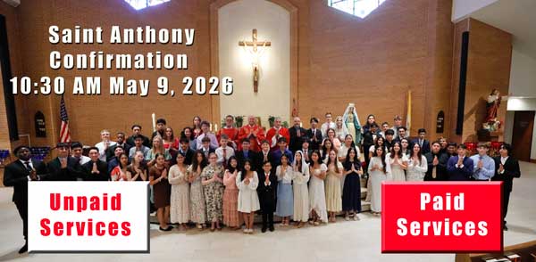 Saint Anthony 10 AM Confirmation 5926